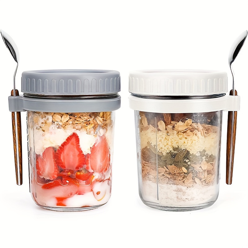 1 قطعة/2 قطعة كوب الشوفان الزج - مراجعة Food Storage Canister وسعره